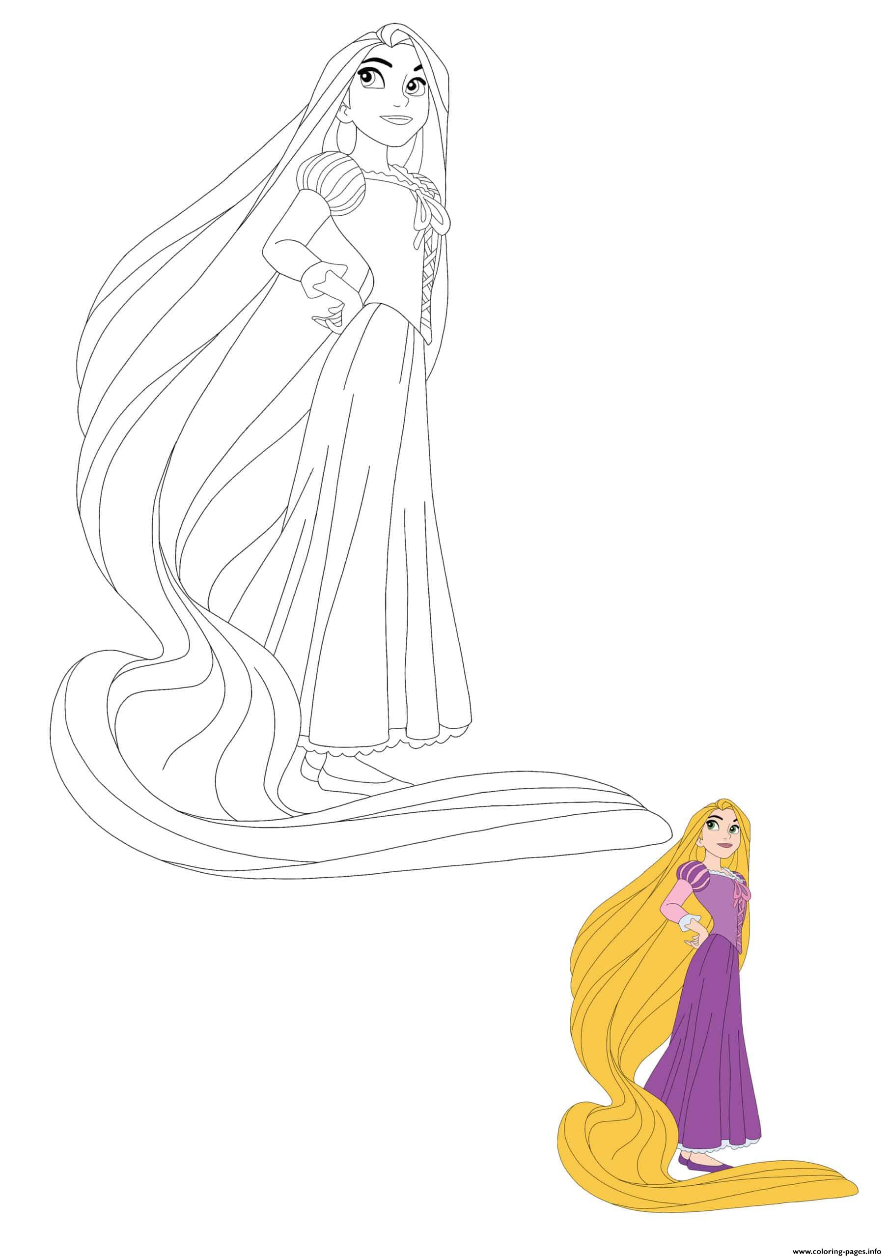 3+ Entertaining Barbie Rapunzel Coloring Pages Printable