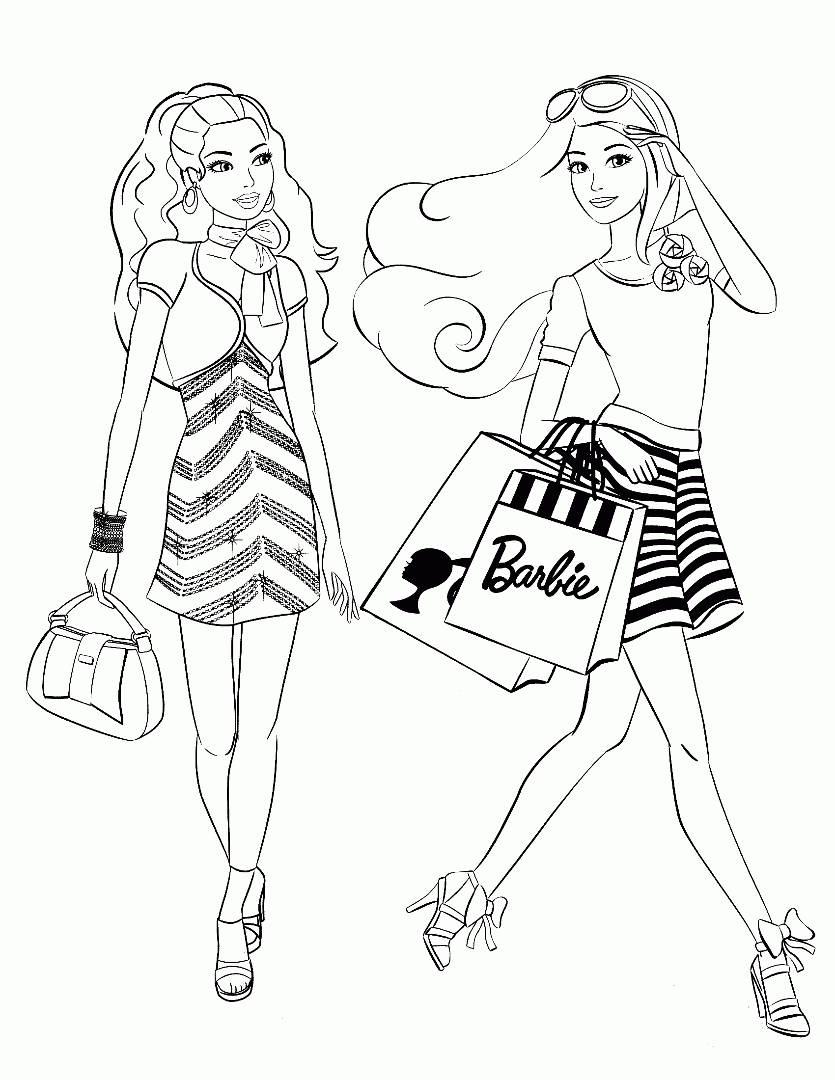 31+ Adorable Coloring Page Fashion Princess Printable