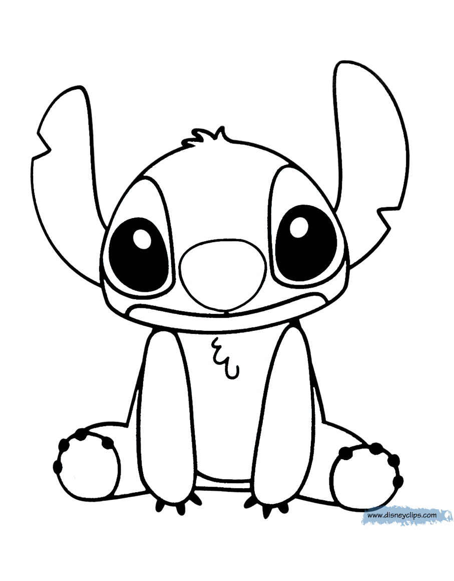 32+ Cheerful Stitch Aloha Coloring Pages Printable