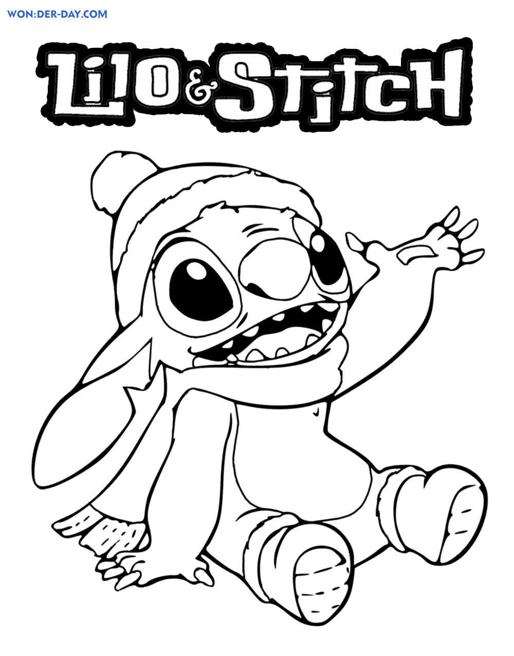 33+ Fun Stitch Coloring Pages Printable