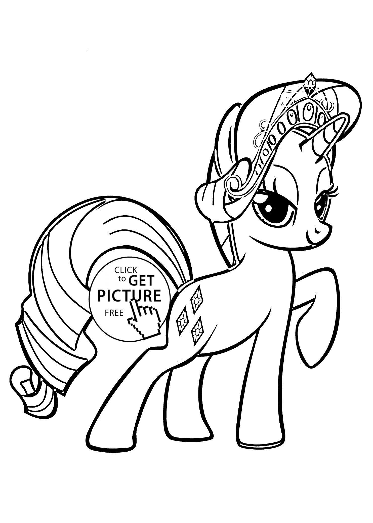 33+ Ultimate Pony Coloring Pages Printable