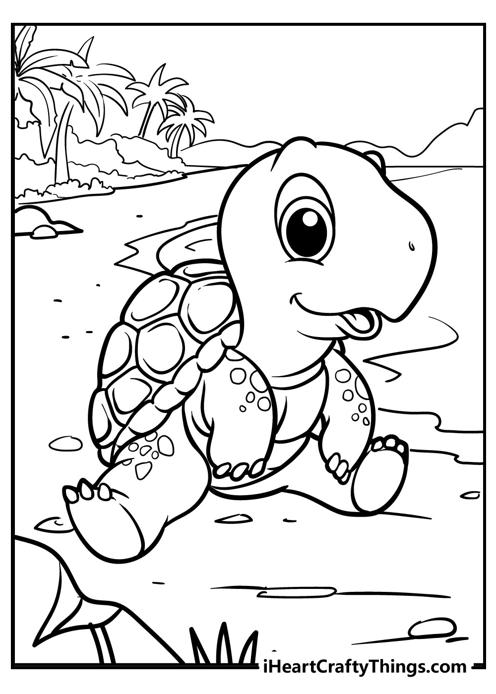 unique turtle coloring pages printable jpg