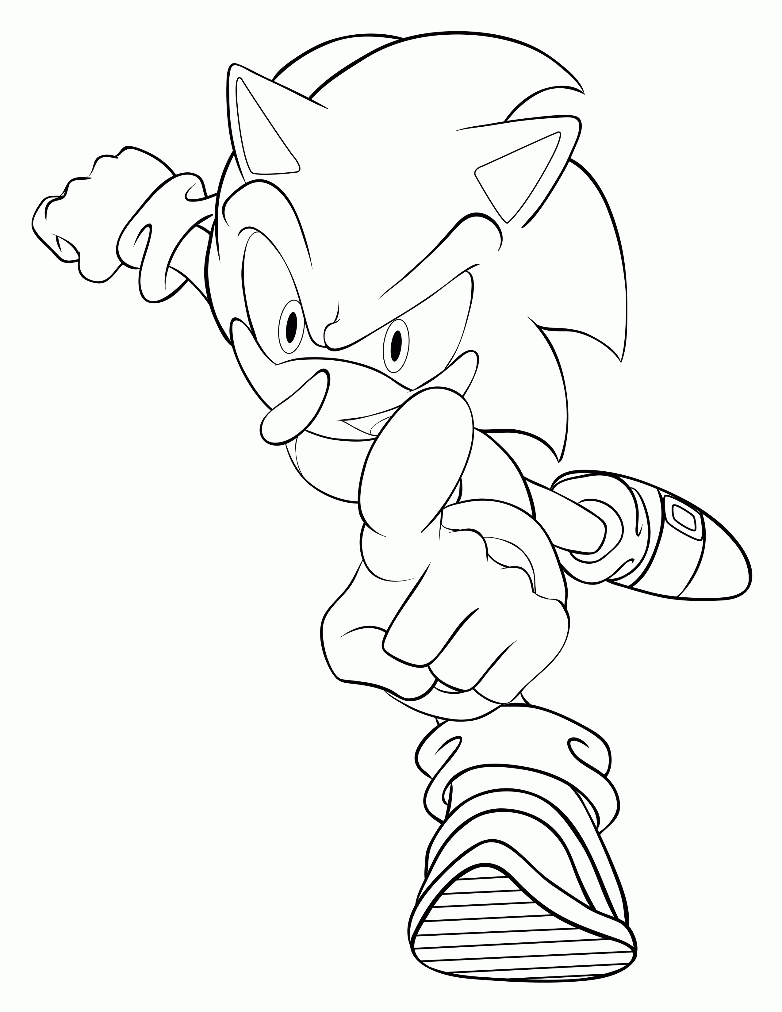 35+ Cheerful Sonic Coloring Pages Printable