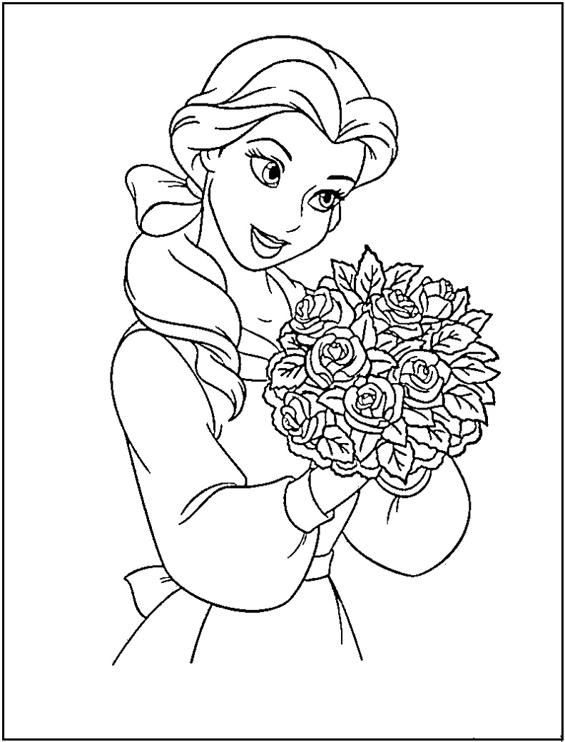 37+ Amazing Coloring Page Fashion Princess Printable