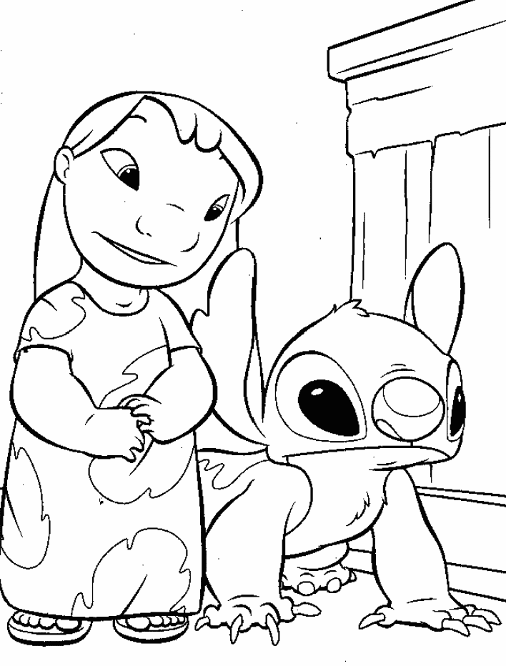 38+ Joyful Stitch Aloha Coloring Pages Printable