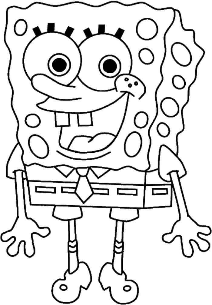 50+ Interactive Spongebob Coloring Pages Detailed