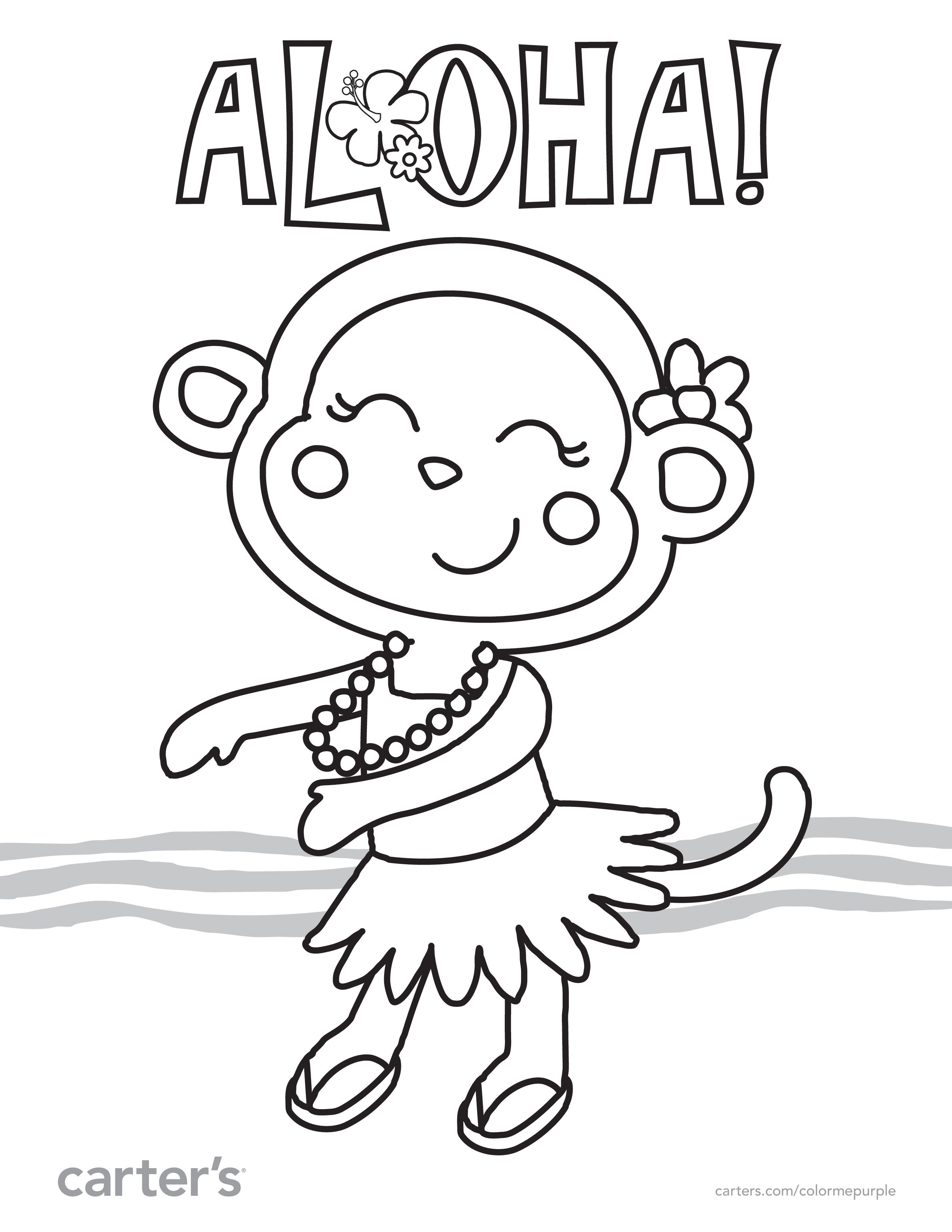 4+ Engaging Stitch Aloha Coloring Pages Printable