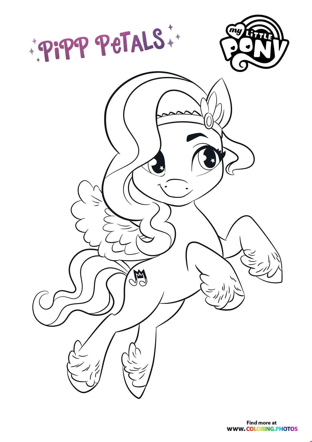 4+ Happy Pony Coloring Pages Printable