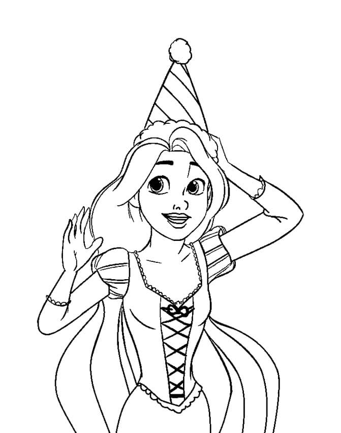 easy barbie rapunzel coloring pages printable jpg