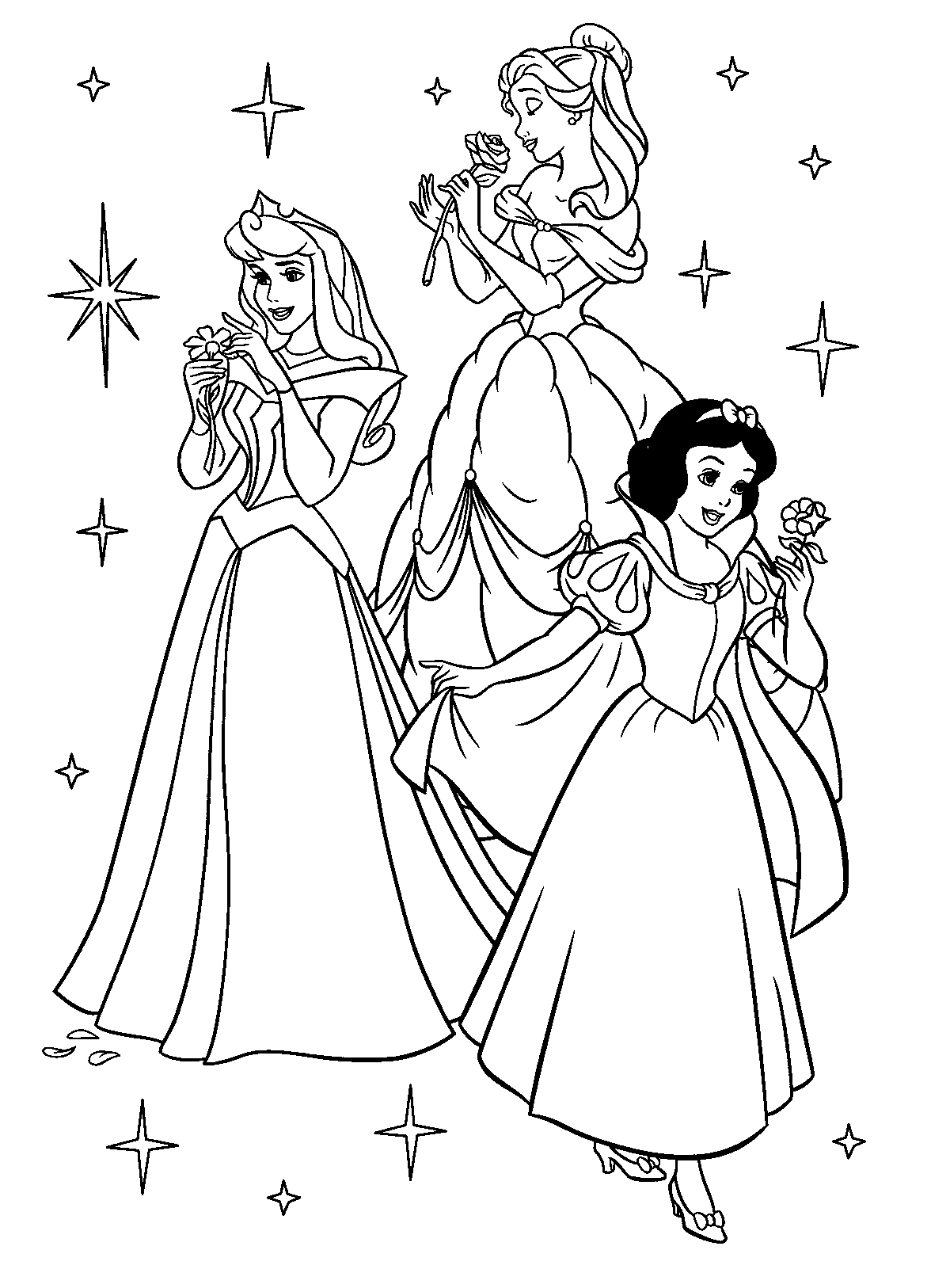 46+ Funtastic Coloring Page Fashion Princess Printable