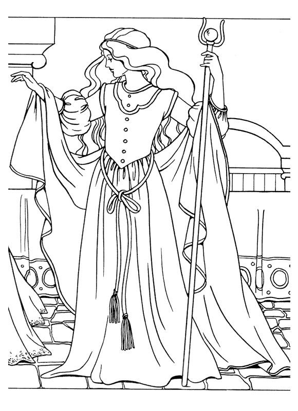 46+ Inspiring Coloring Page Fashion Princess Printable