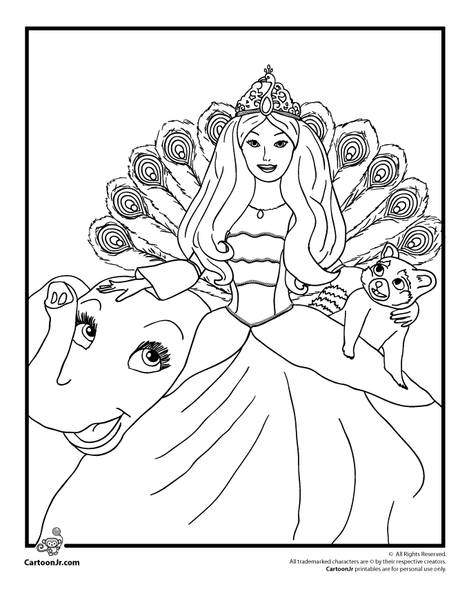 46+ Interactive Barbie Rapunzel Coloring Pages Printable