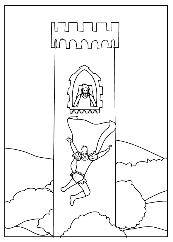 46+ Lovely Barbie Rapunzel Coloring Pages Printable