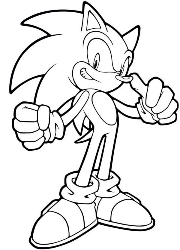 47+ Creative Sonic Coloring Pages Printable