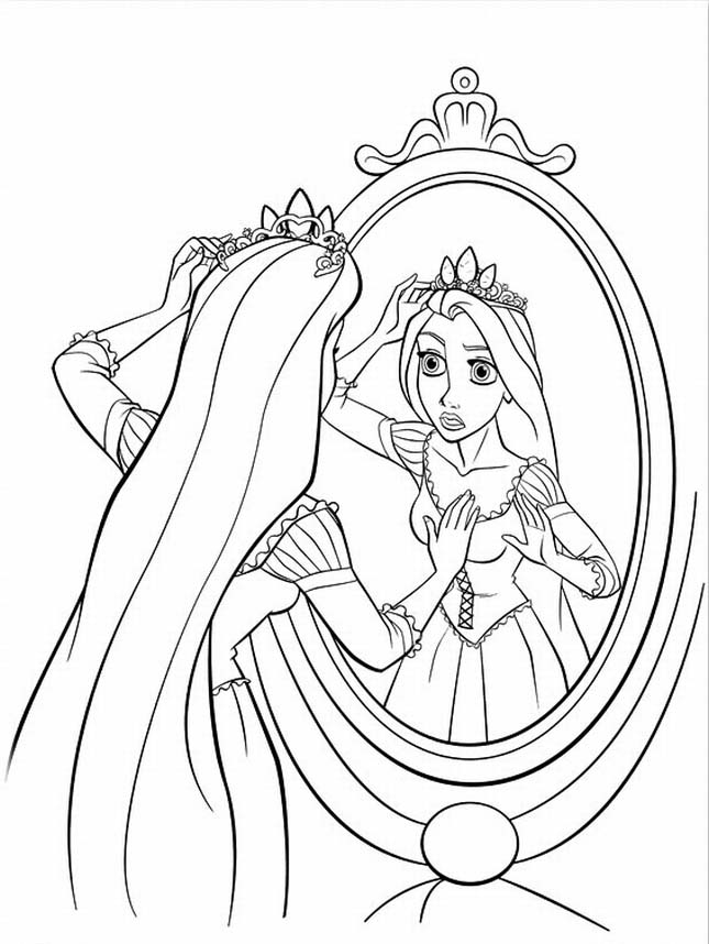 47+ Funtastic Barbie Rapunzel Coloring Pages Printable