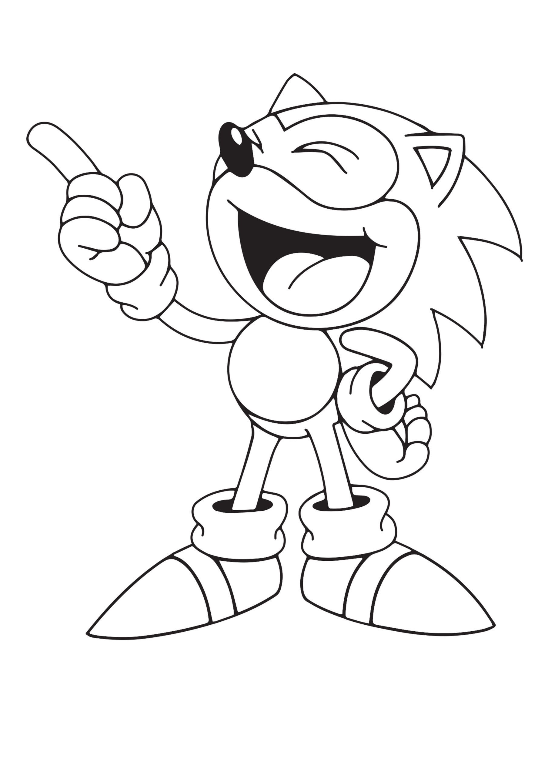 unique sonic coloring pages printable jpg