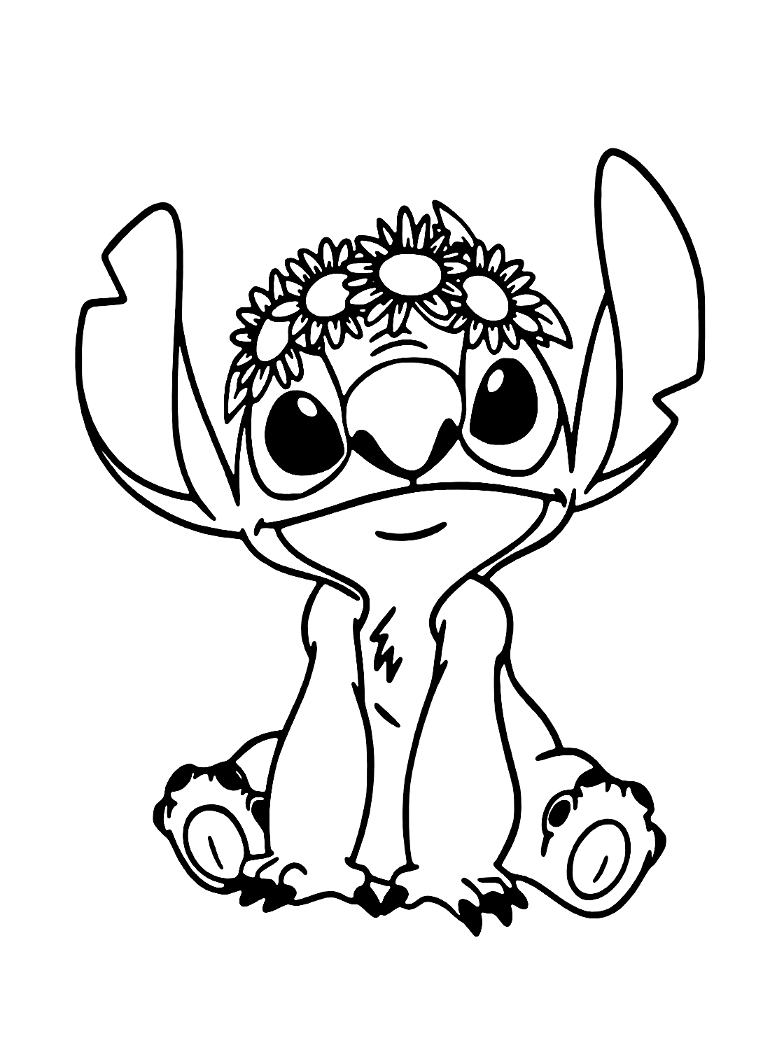 49+ Entertaining Stitch Aloha Coloring Pages Printable