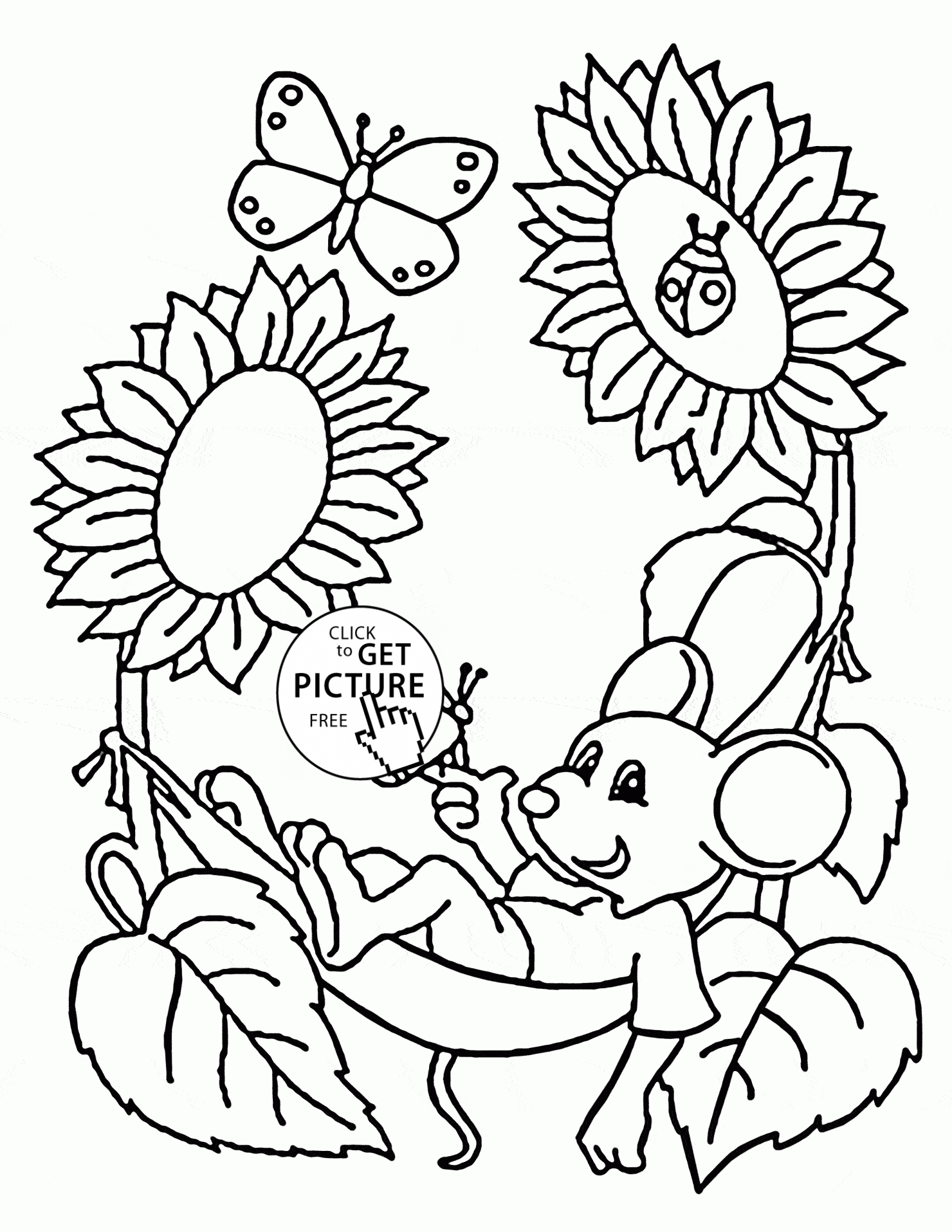 45+ Cheerful Spring Coloring Pages Archives