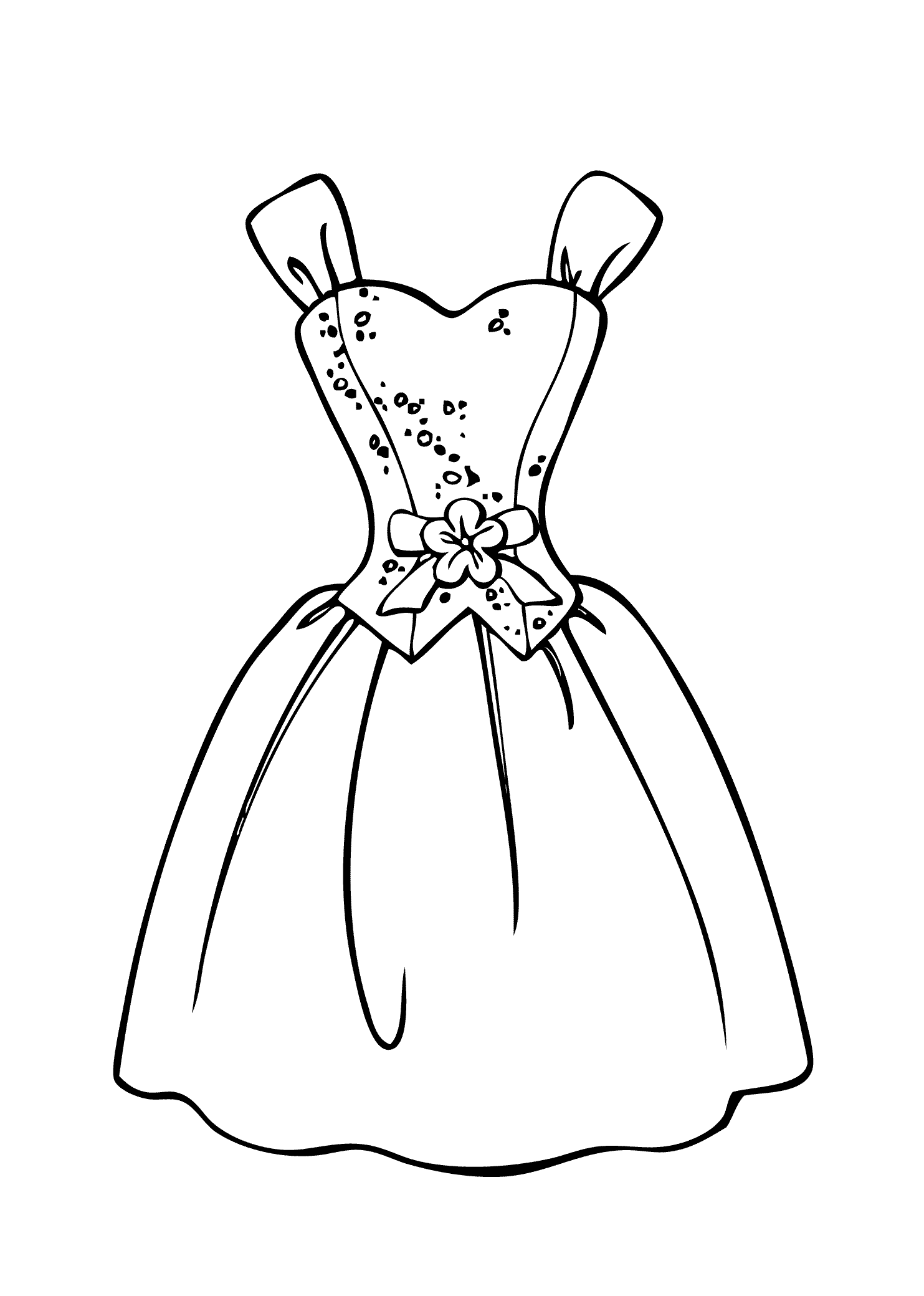 5+ Downloadable Coloring Page Fashion Princess Printable