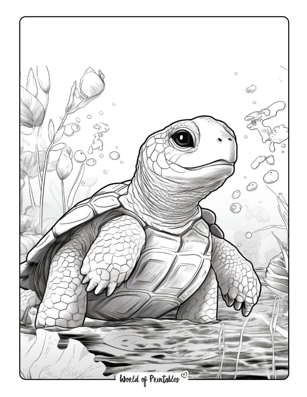 relaxing turtle coloring pages printable jpg