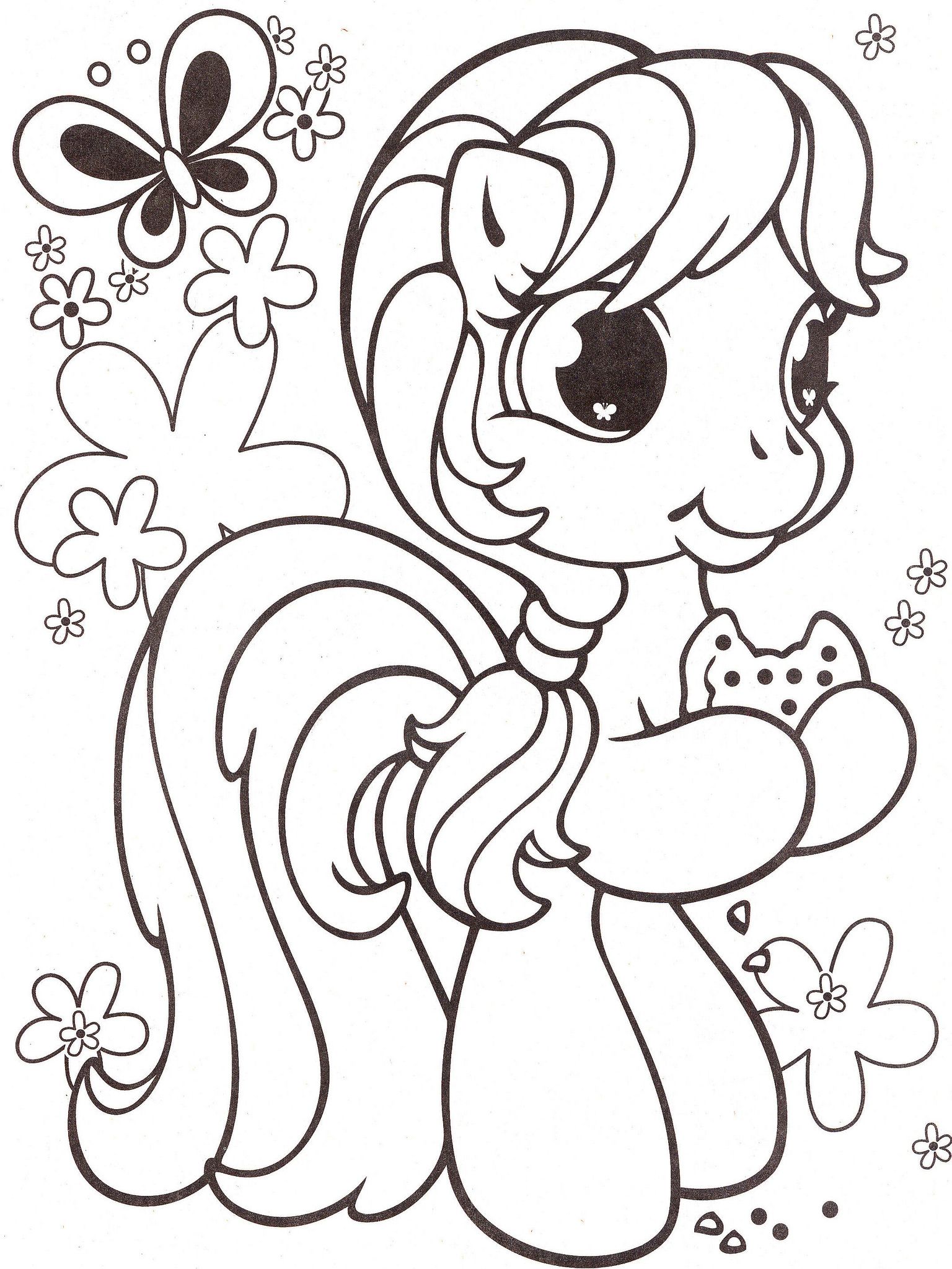 interactive pony coloring pages printable jpg