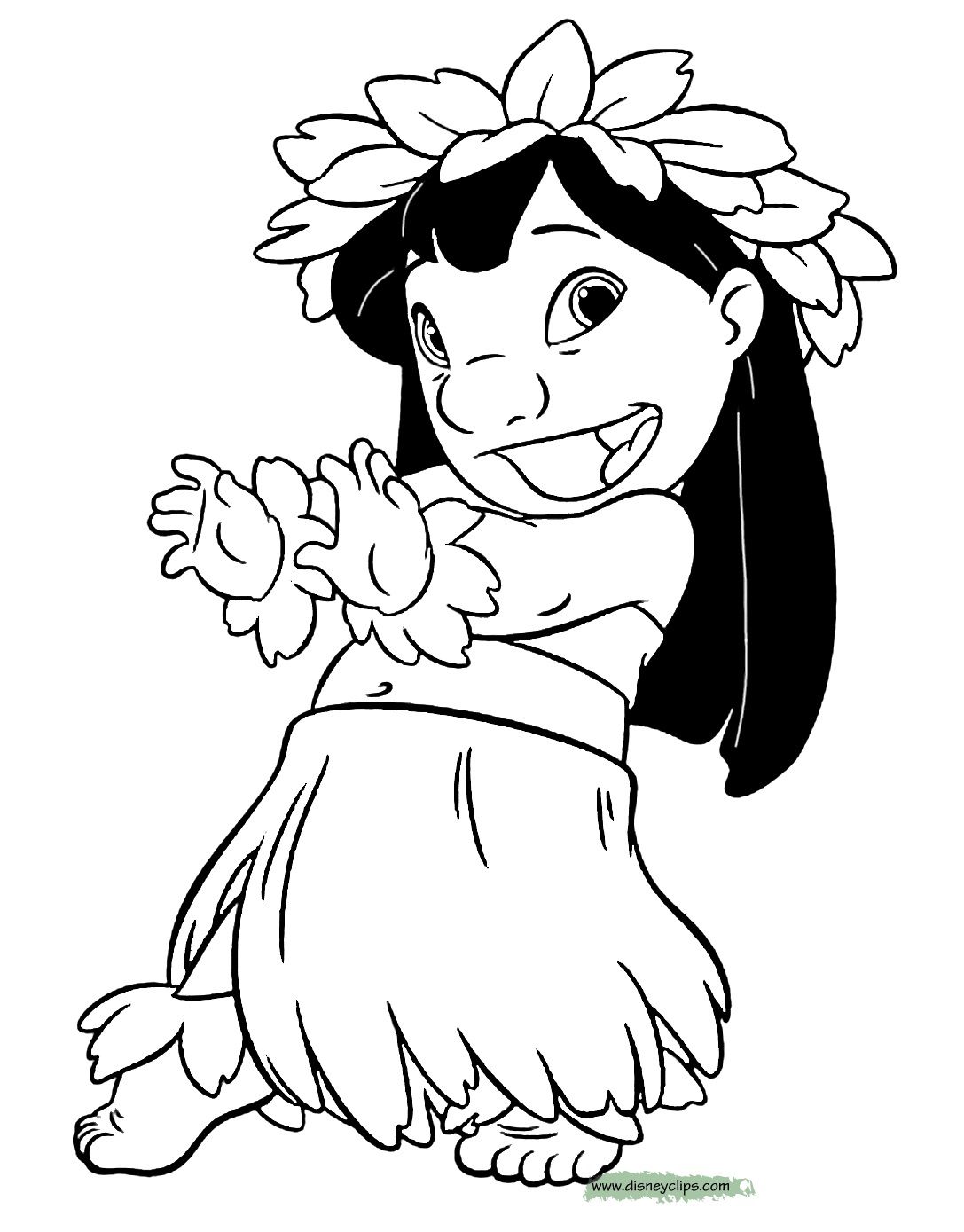 55+ Cheerful Stitch Aloha Coloring Pages Printable