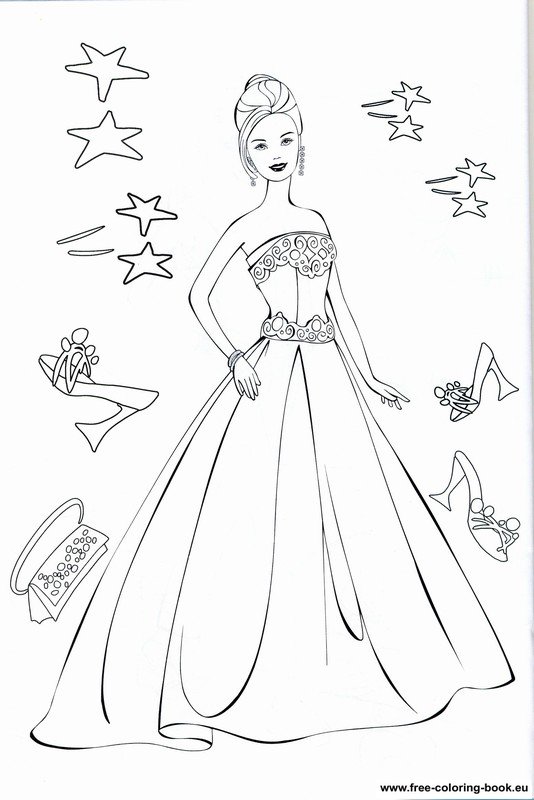 56+ Happy Barbie Rapunzel Coloring Pages Printable