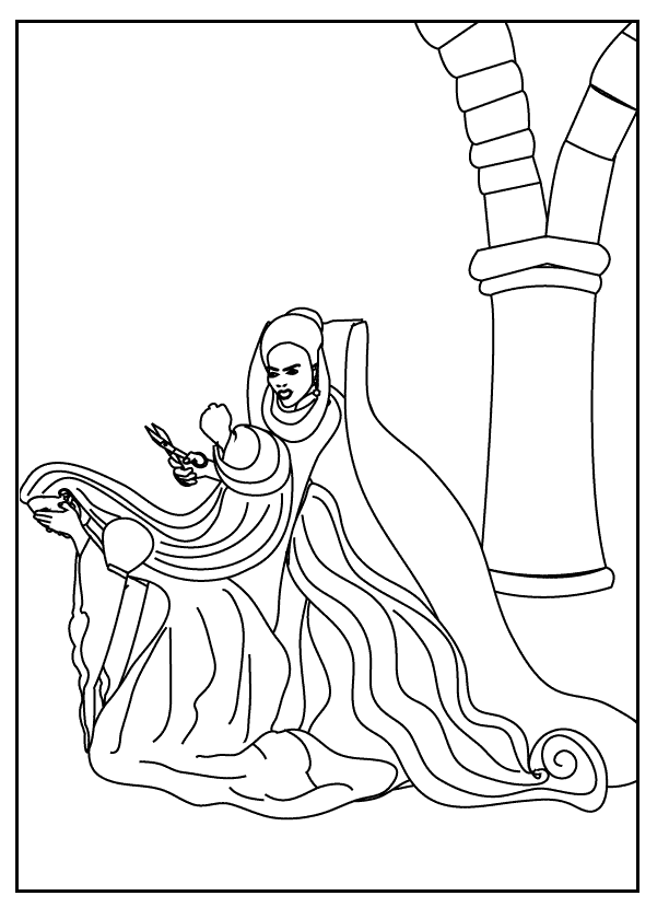 easy barbie rapunzel coloring pages printable jpg