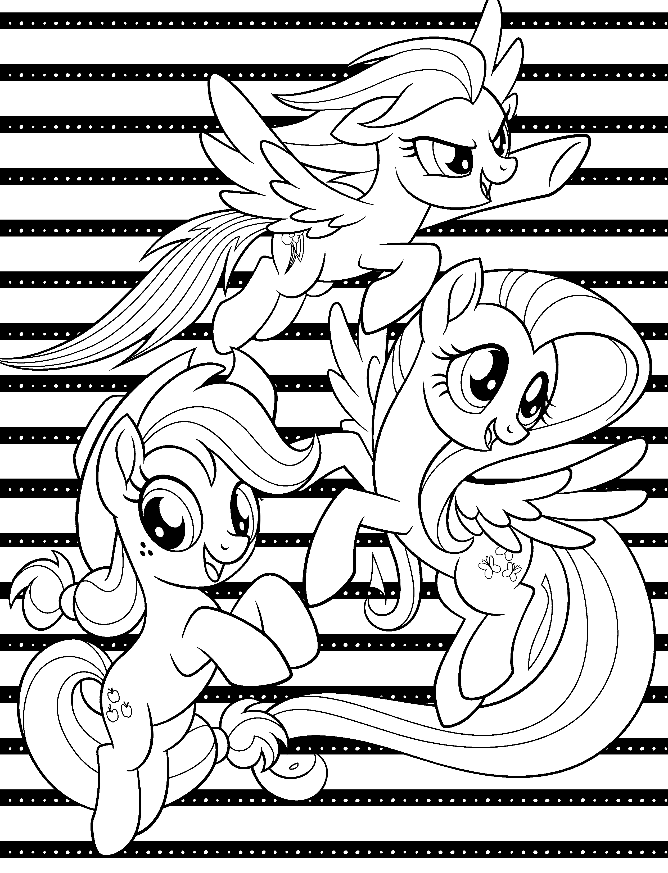 62+ Free Pony Coloring Pages Printable