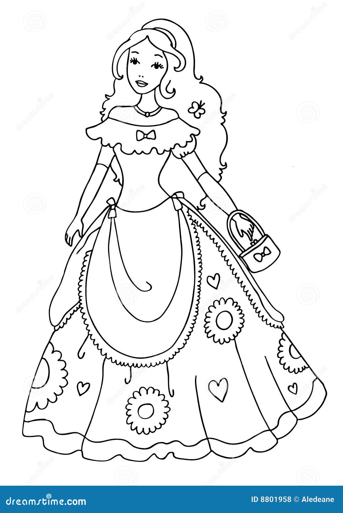 64+ Trendy Coloring Page Fashion Princess Printable