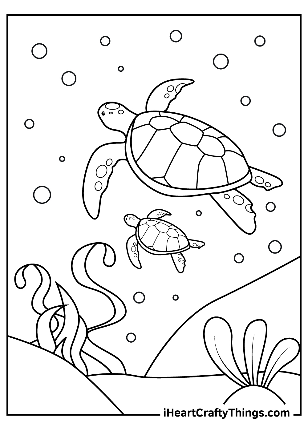 cheerful turtle coloring pages printable jpg