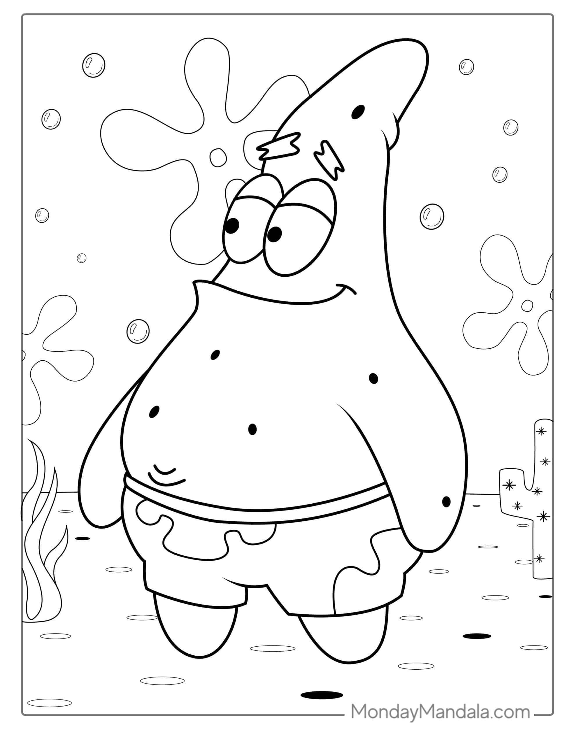 42+ Fun Spongebob Coloring Pages PDF Printable