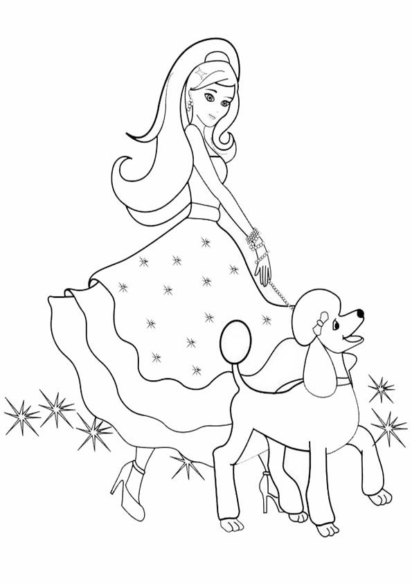 71+ Free Barbie Rapunzel Coloring Pages Printable