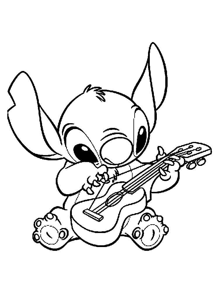 entertaining stitch aloha coloring pages printable jpg