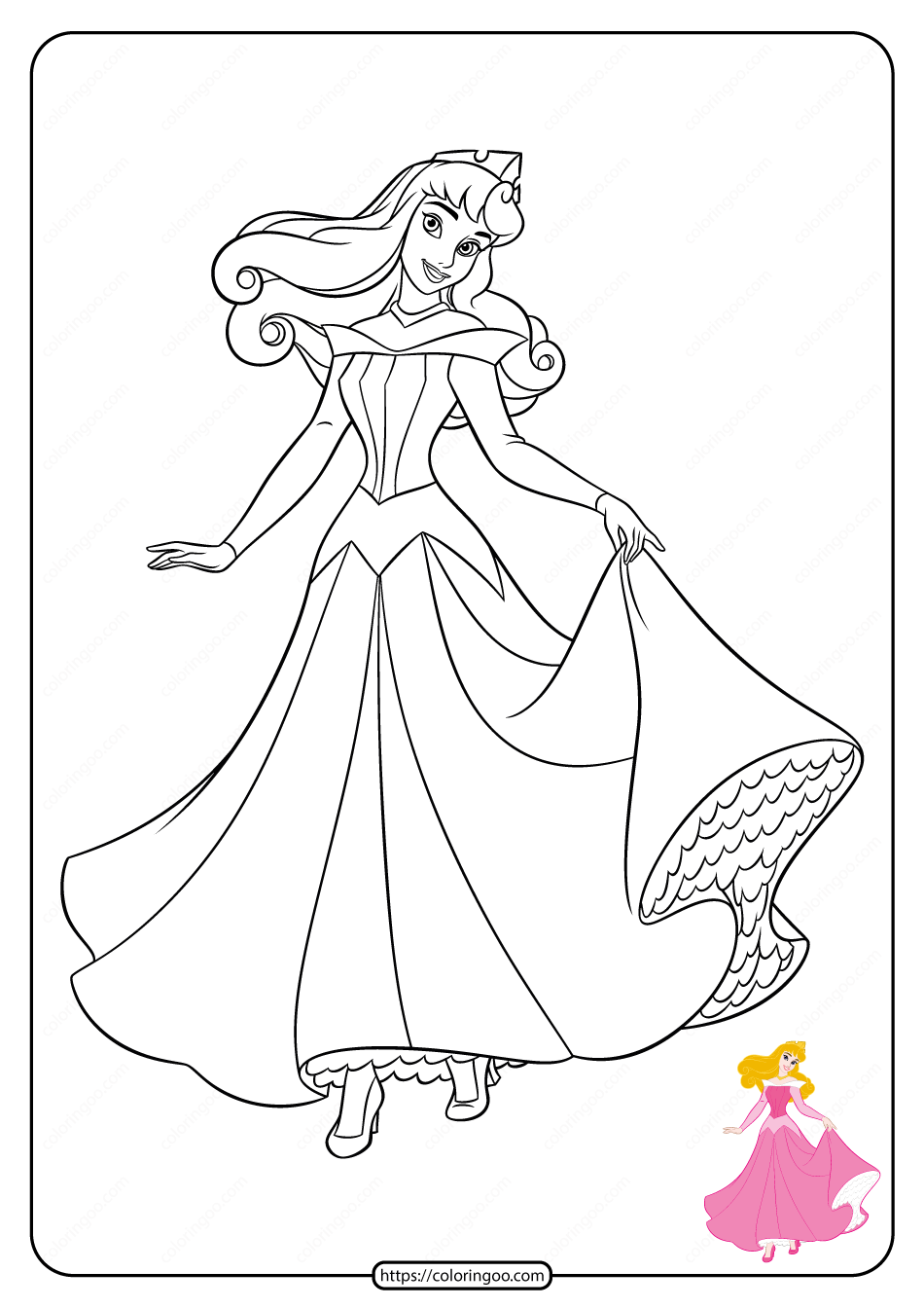 81+ Interactive Coloring Page Fashion Princess Printable