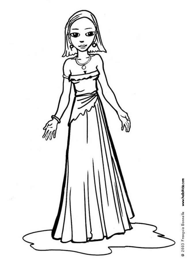 85+ Happy Coloring Page Fashion Princess Printable