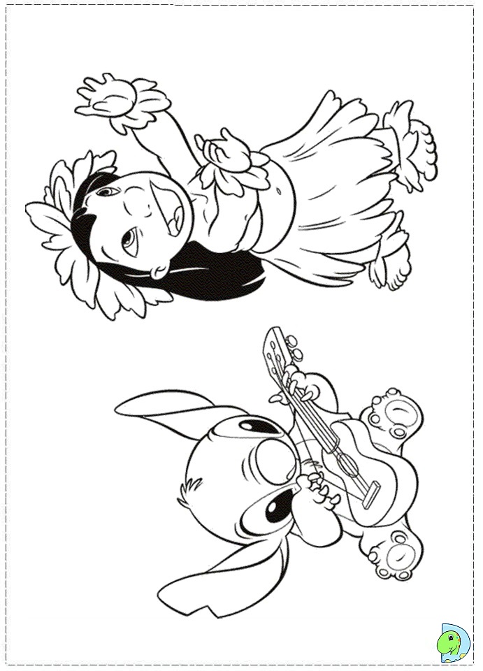 inspiring stitch aloha coloring pages printable jpg