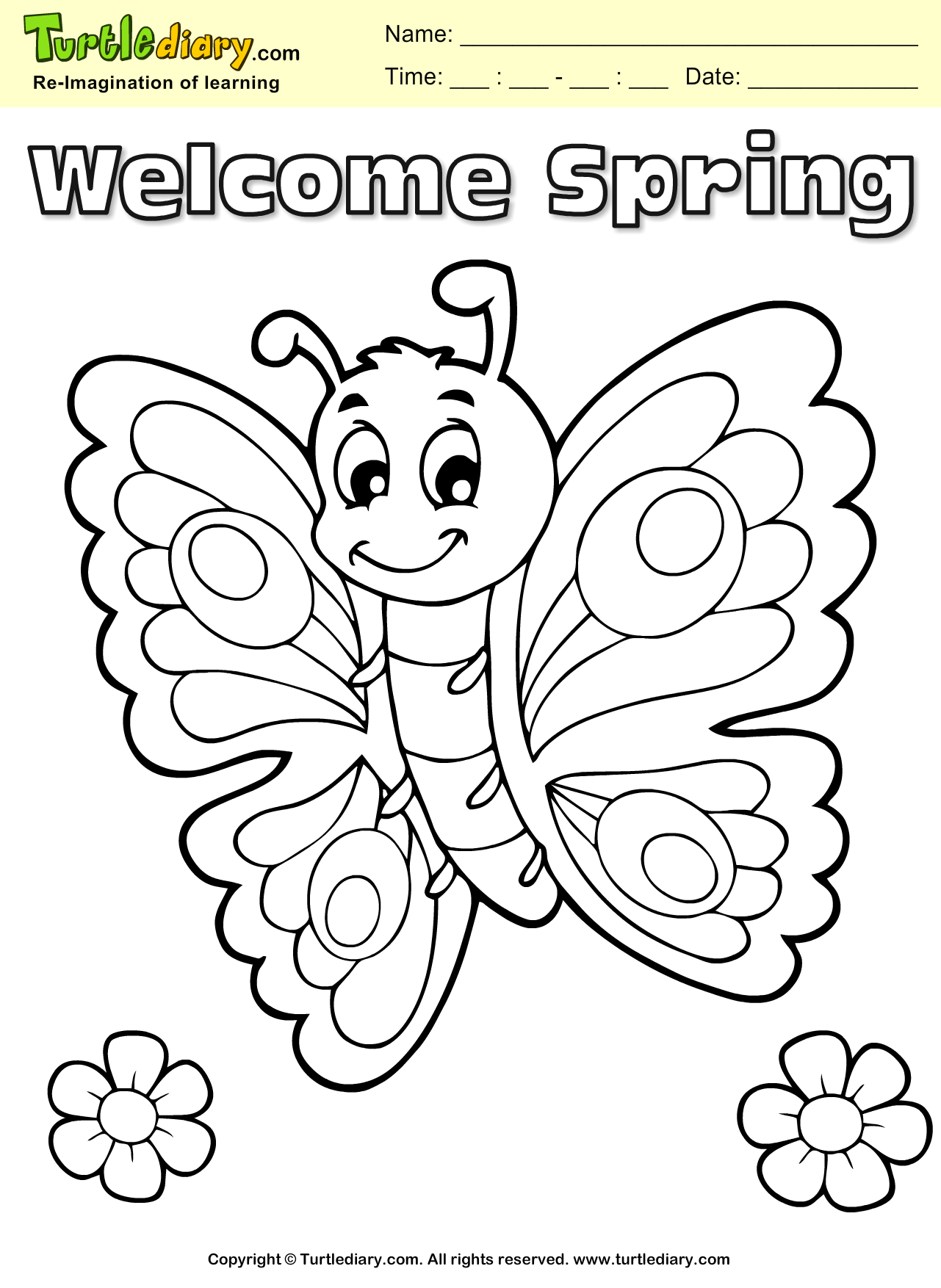 41+ Joyful Spring Coloring Pages for Kids and Adult