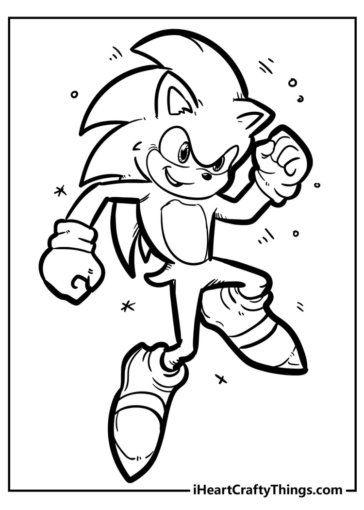 92+ Trendy Sonic Coloring Pages Printable