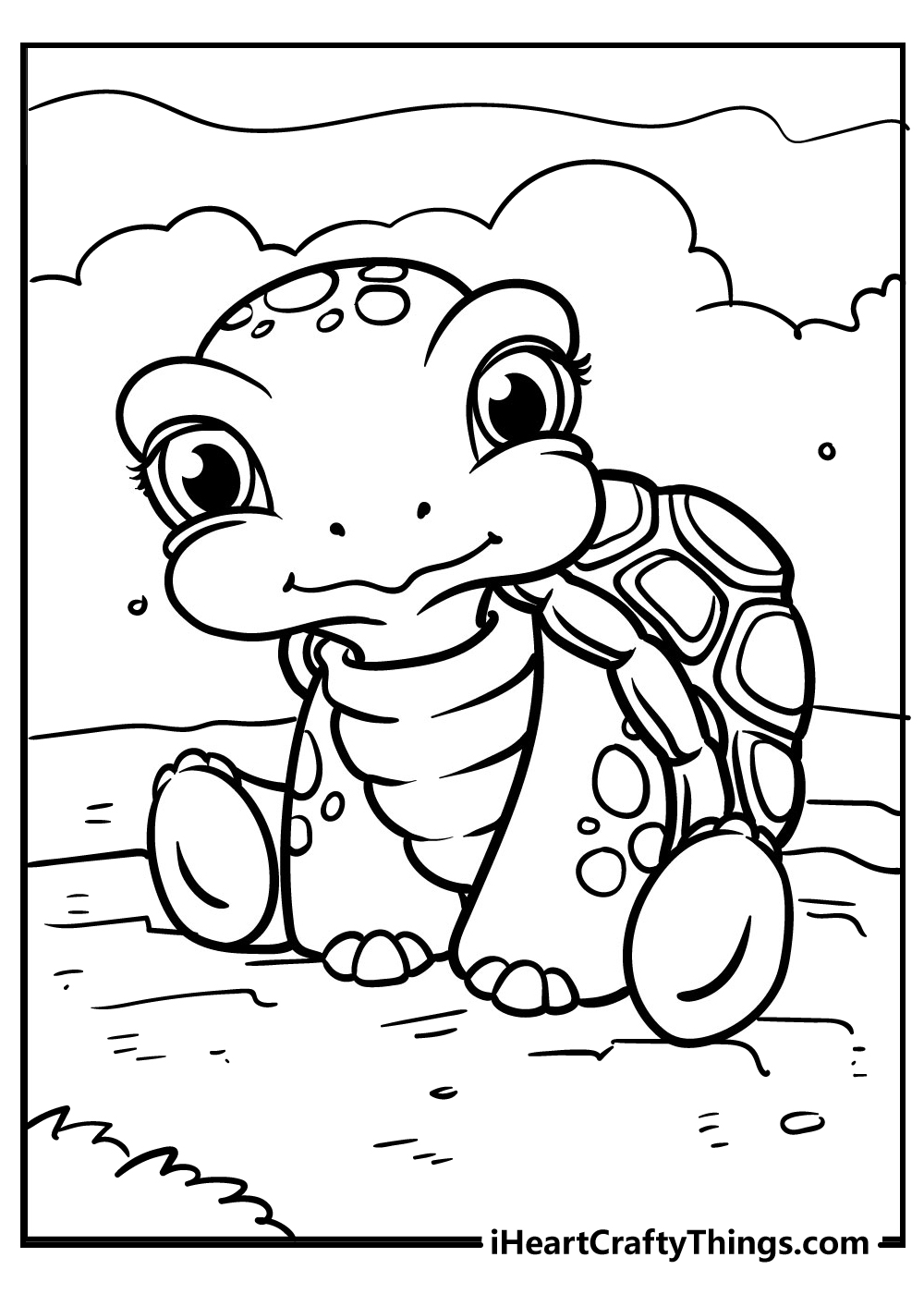 94+ Free Turtle Coloring Pages Printable