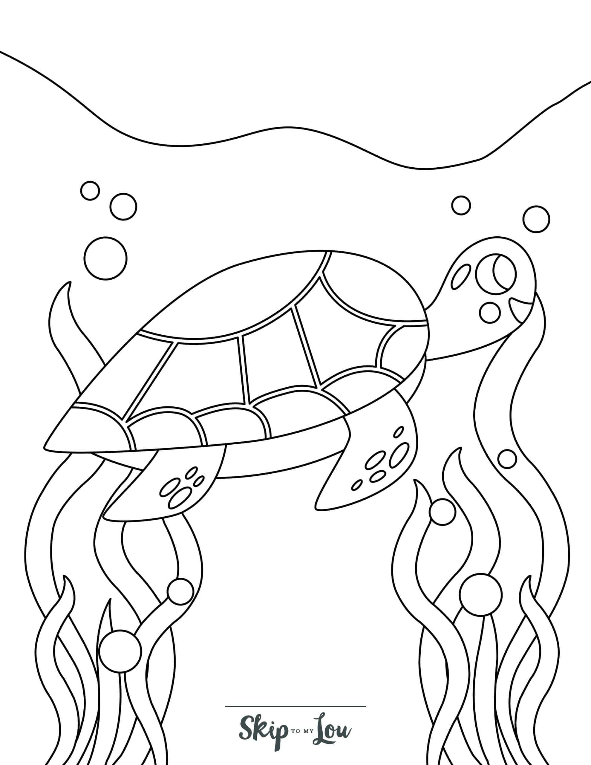 adorable turtle coloring pages printable jpg