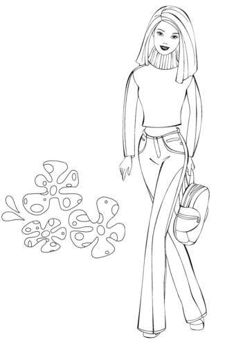 funtastic barbie rapunzel coloring pages printable jpg