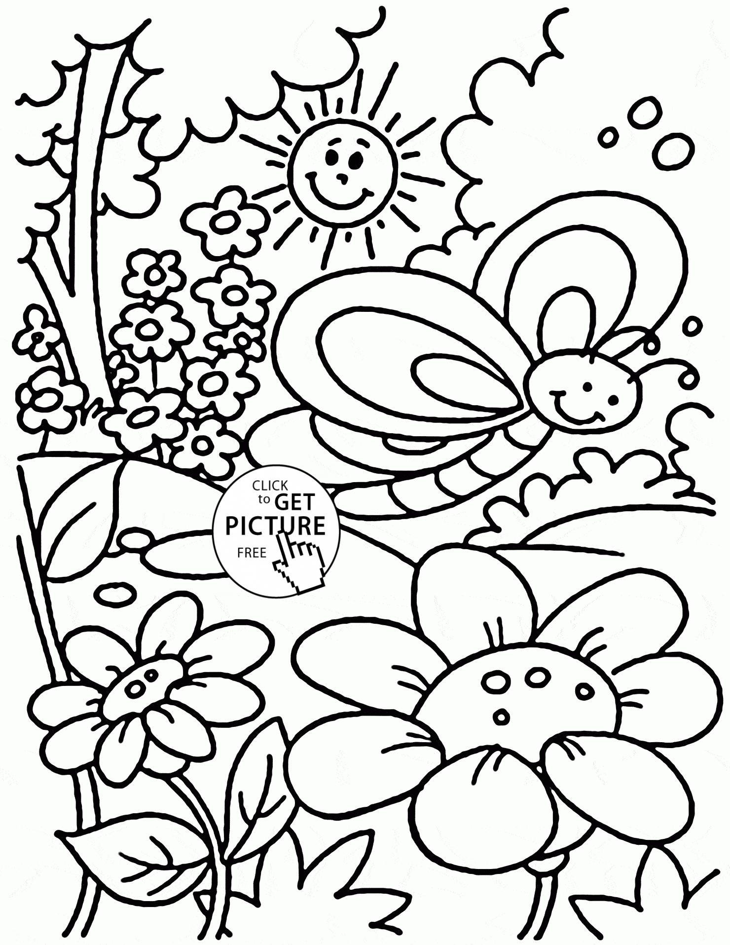 47+ Free Spring Coloring Pages Archives