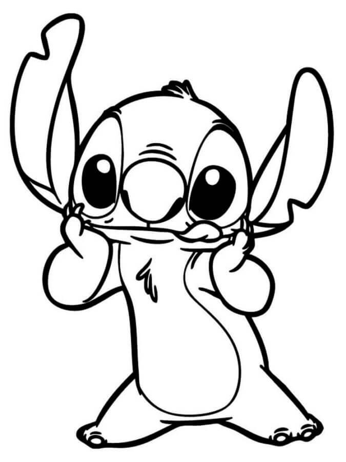 34+ New Angry Stitch Coloring Pages Unique