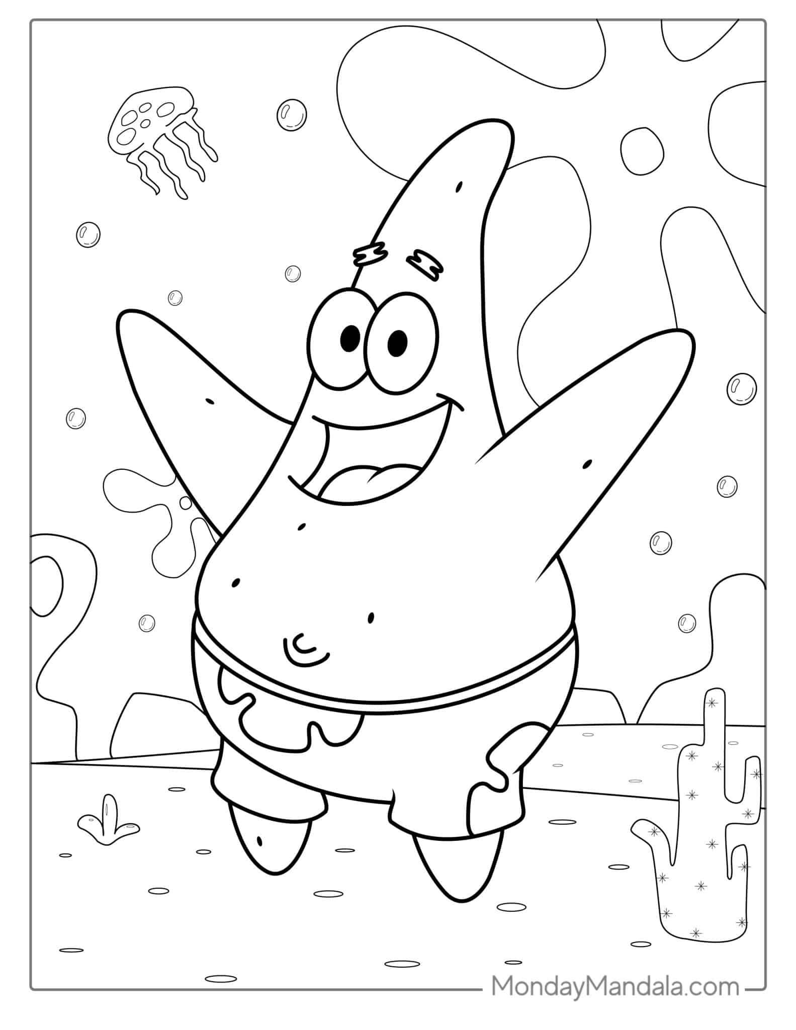 45+ Ultimate Spongebob Coloring Pages Inspirational