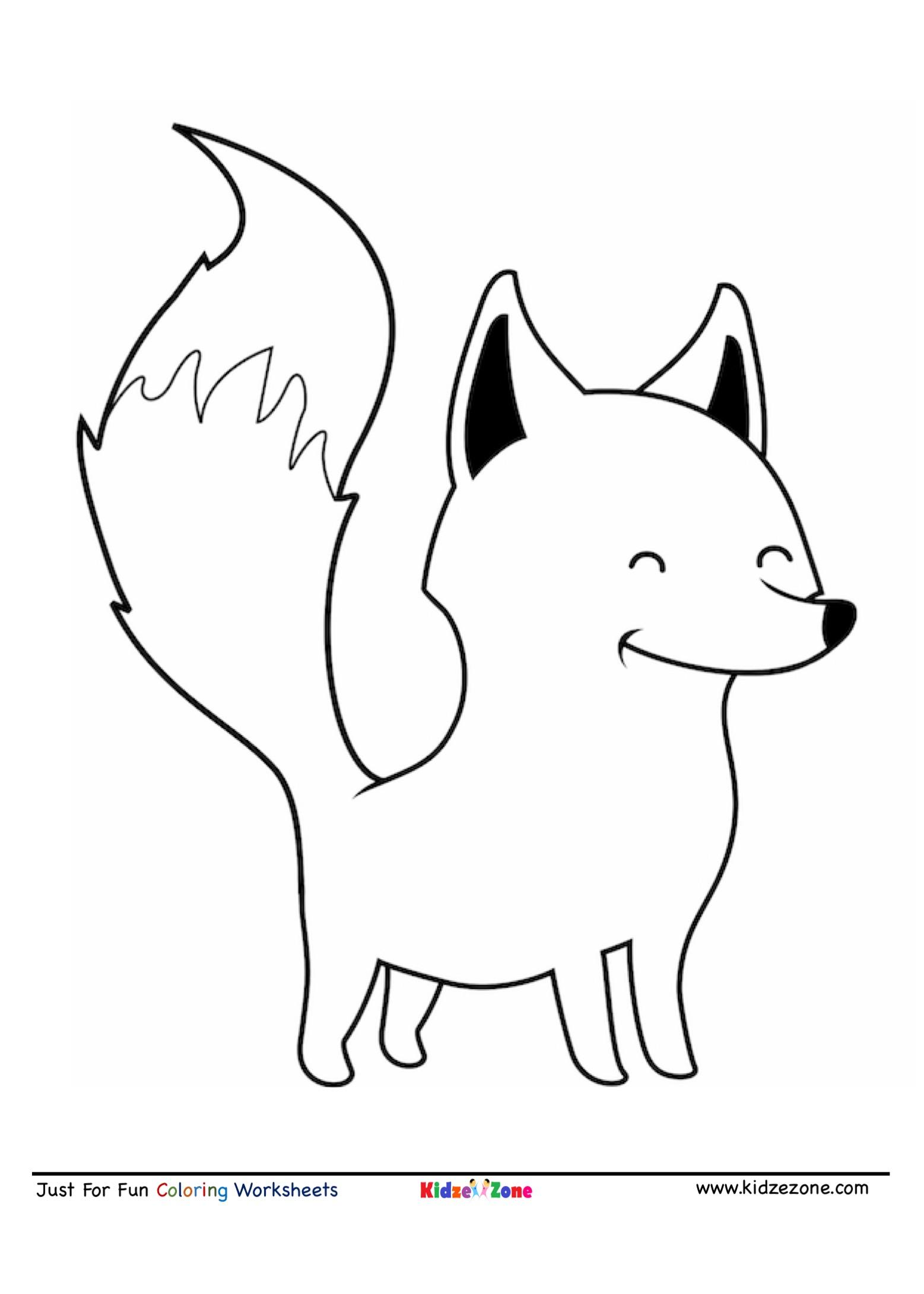 34+ Free Fox Coloring Pages Detailed