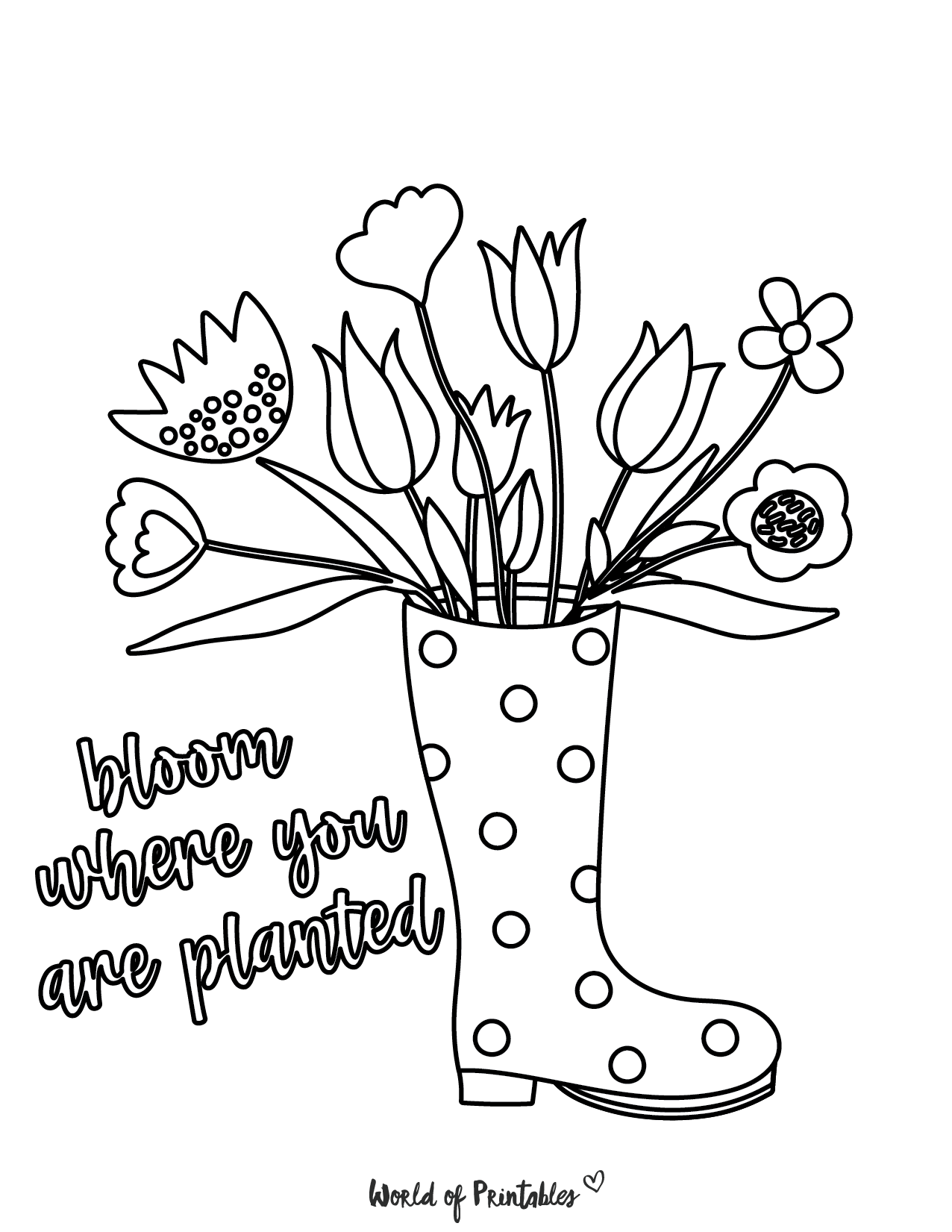 34+ Funtastic Spring Coloring Pages Ideas