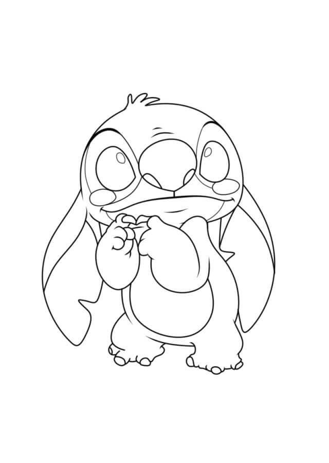 39+ Detailed Angry Stitch Coloring Pages Easy