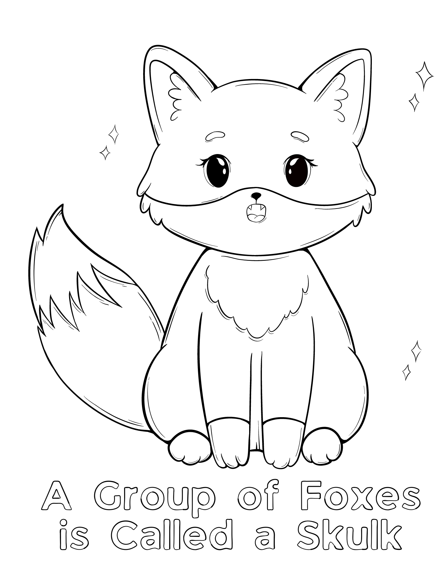 48+ Aesthetic Fox Coloring Pages Easy