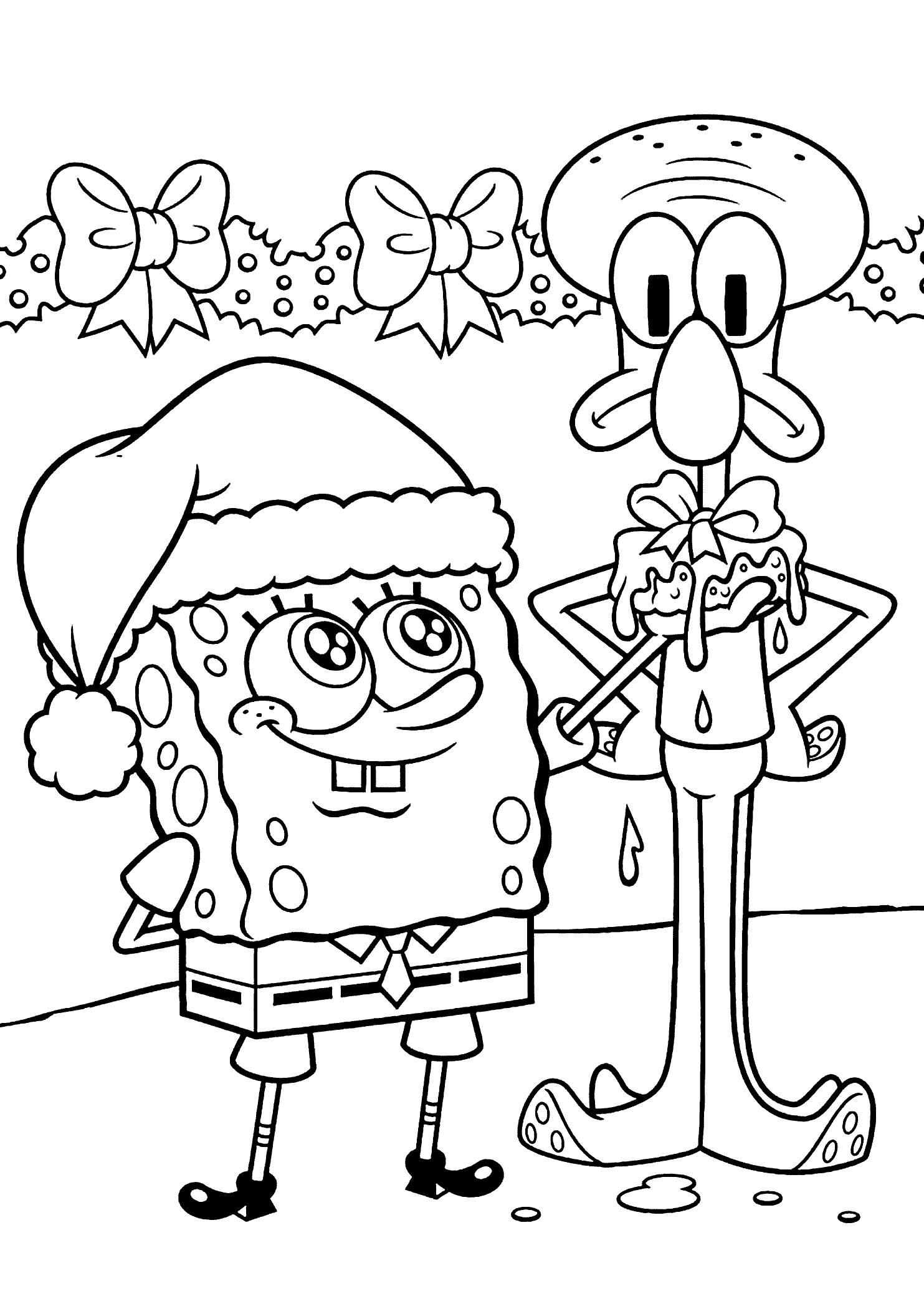 37+ Joyful Spongebob Coloring Pages Detailed